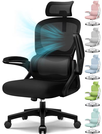 Bürostuhl Bürostuhl, Schreibtischstuhl Ergonomisch mit Klappbaren Armlehnen
